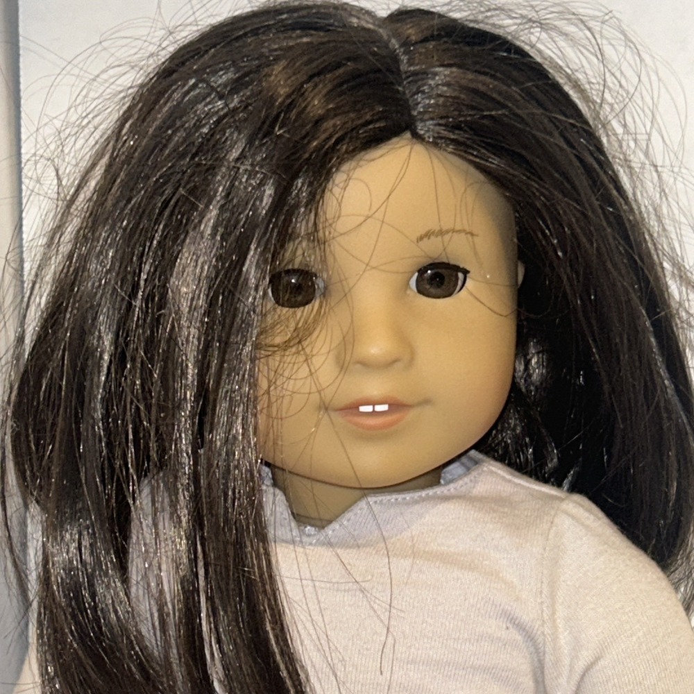 American Girl Doll JLY #55 Doll RETIRED ~ Dark Brown Hair Hazel Eyes Freckles - Picture 2 of 8